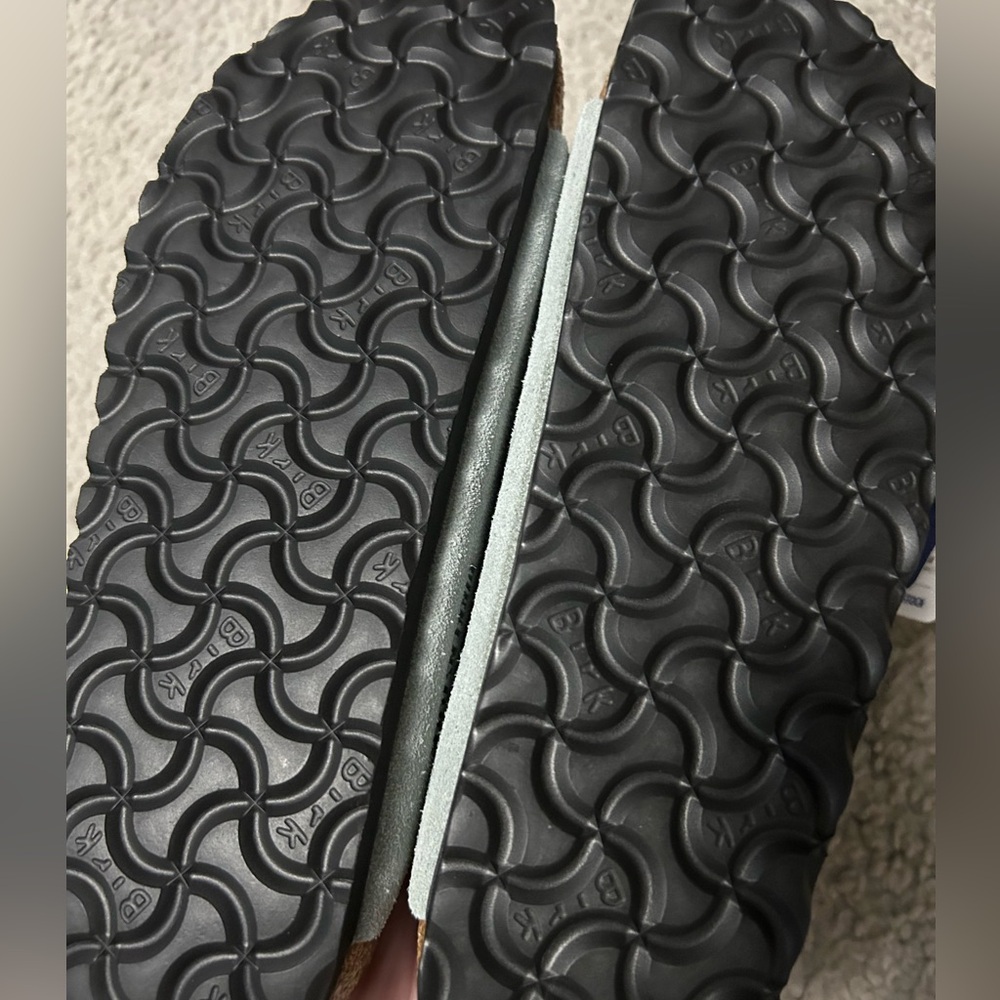 Birkenstock Arizona Soft Footbed Sandals - Women's Pure Sage Suede size 37 (6) - Picture 3 of 6